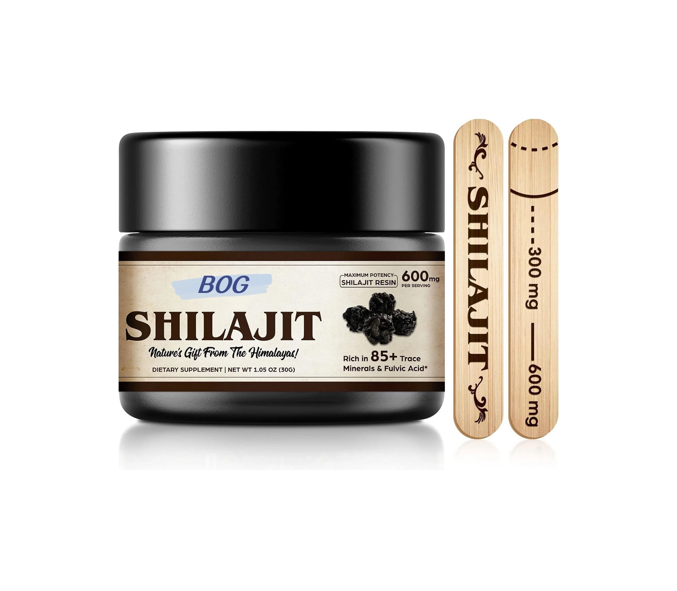 Private Label Pure Shilajit Resin with 80% Fulvic Acid & Trace Minerals Original Siberian Support Metabolism & Immune System