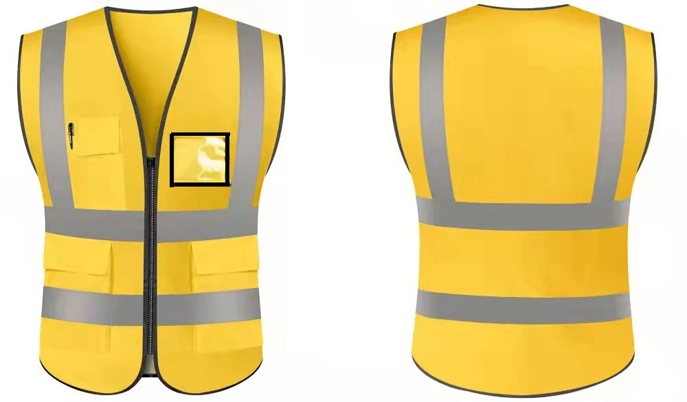 Breathable 100% Polyester Durable Fabric Jackets Safety Reflective Workwear for Environmental Sanitation Cleaning