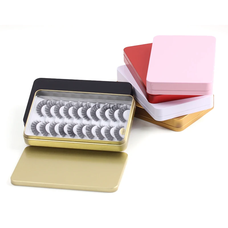 Large Custom Printed Rectangle Tin Box Durable Metal Can for Cookie Biscuit Food Cake Packaging with Customized Logo