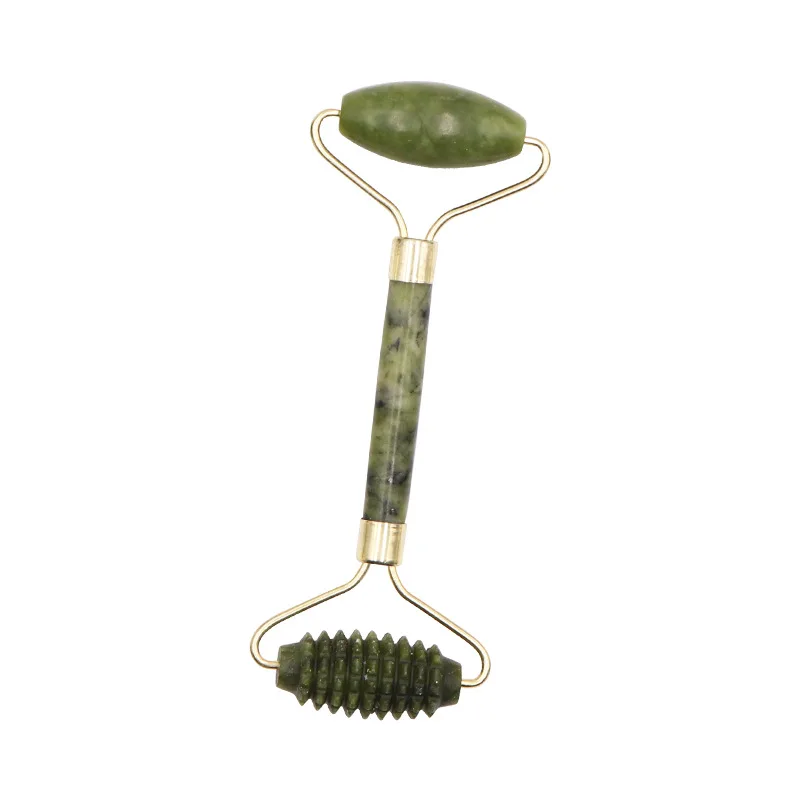 GESS Green Southern Jade Face Lifting Massage Roller Facial And Neck Guasha Stone