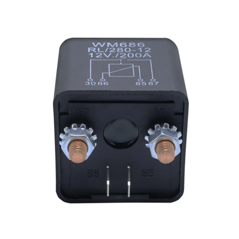 Dust-proof dual electric compressor 12V 24V 200A Start Relay WM686 Relay for Car