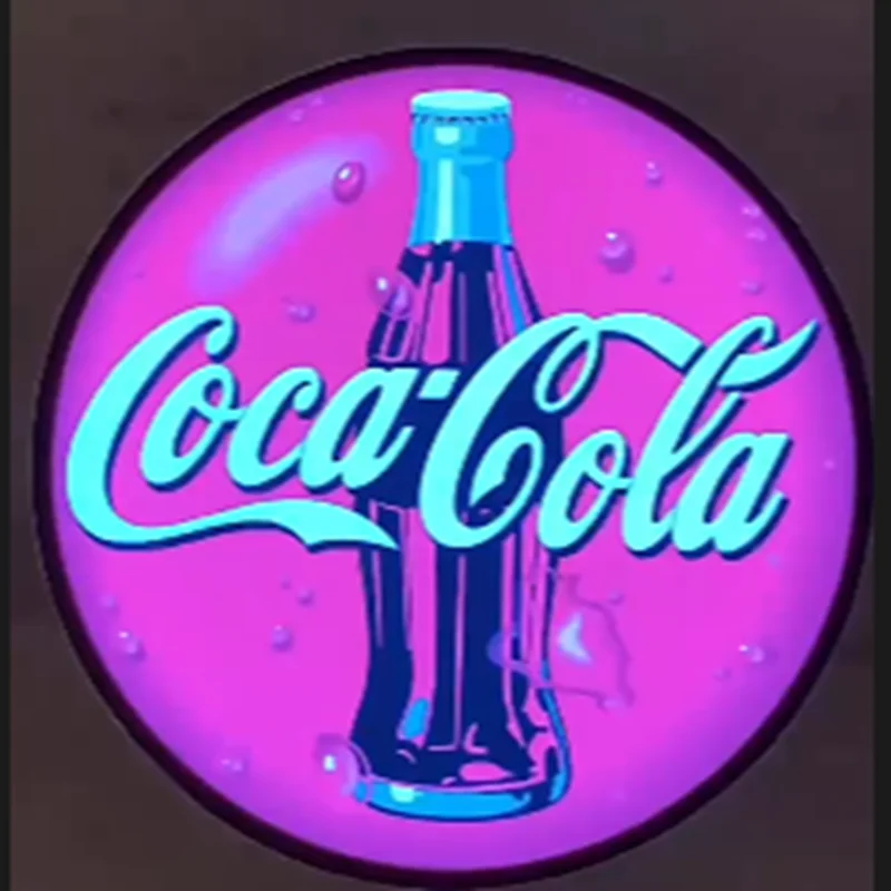 Custom animated EL poster glowing display billboard EL panel advertising poster backlight suppliers