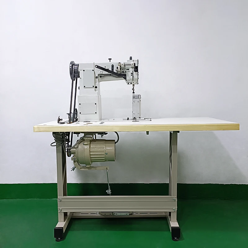 Industrial Walking Foot Single Lockstitch Needle Shoes Leather High Post Bed Sewing Machine Price With Table