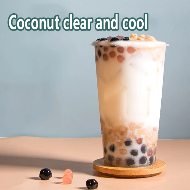Hot Selling Manufacturer No Cooking Convenient Mellow Delicious Coconut Jelly Solid Beverage Flavor