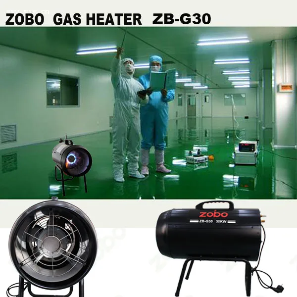 
ZOBO 30KW Poltry Farm Propane Gas Hot Air Blower With CE 