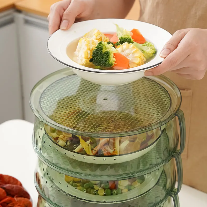 Customizable Logo New Design Eco-Friendly Dust-Proof Plastic Food Preservation Cover Specialty Metal Tool for Cooking