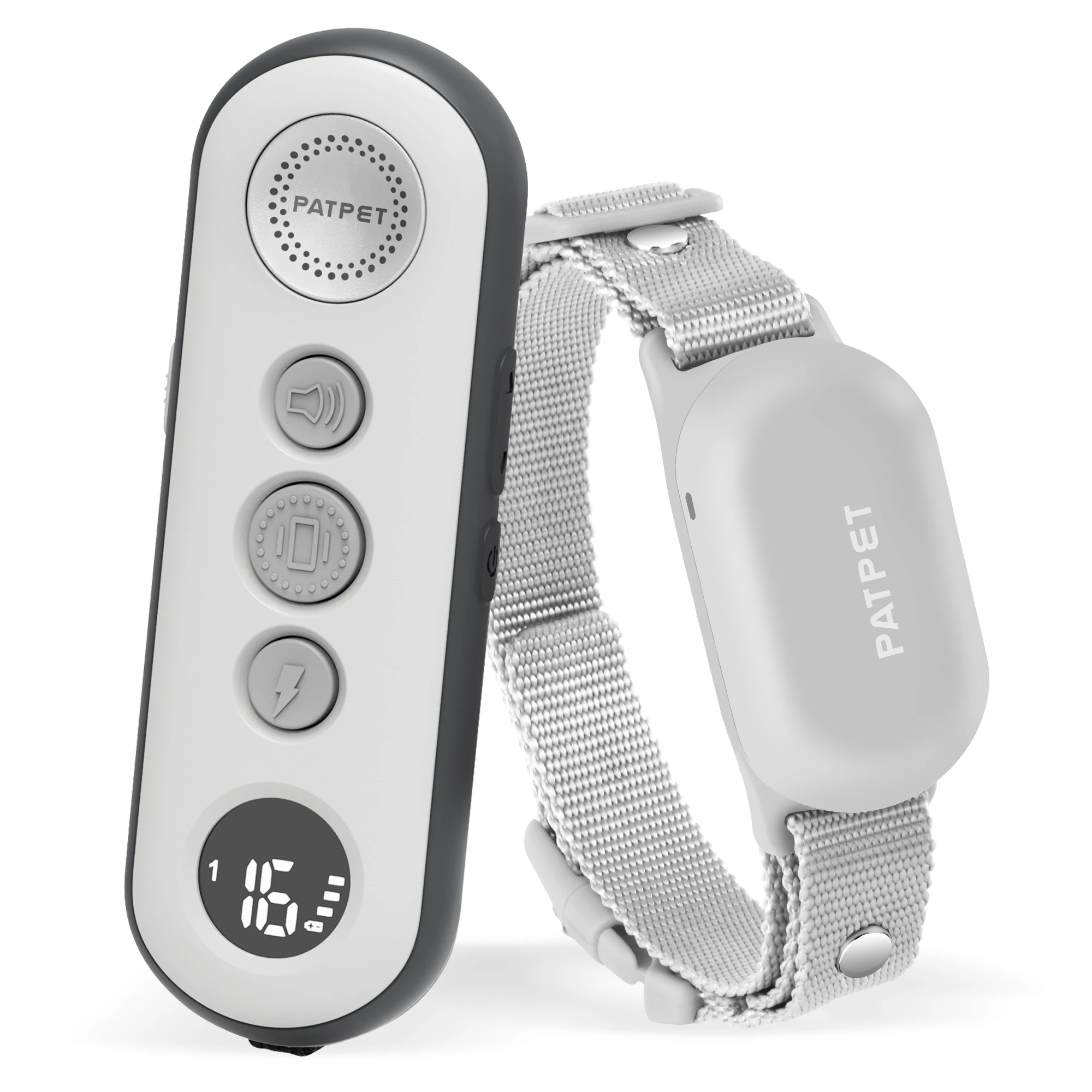 PATPET Dog Training Collar 3 Safe Training Modes Beep Rechargeable IPX7 Waterproof Electric Dog Shock Collar With Remote For Dog