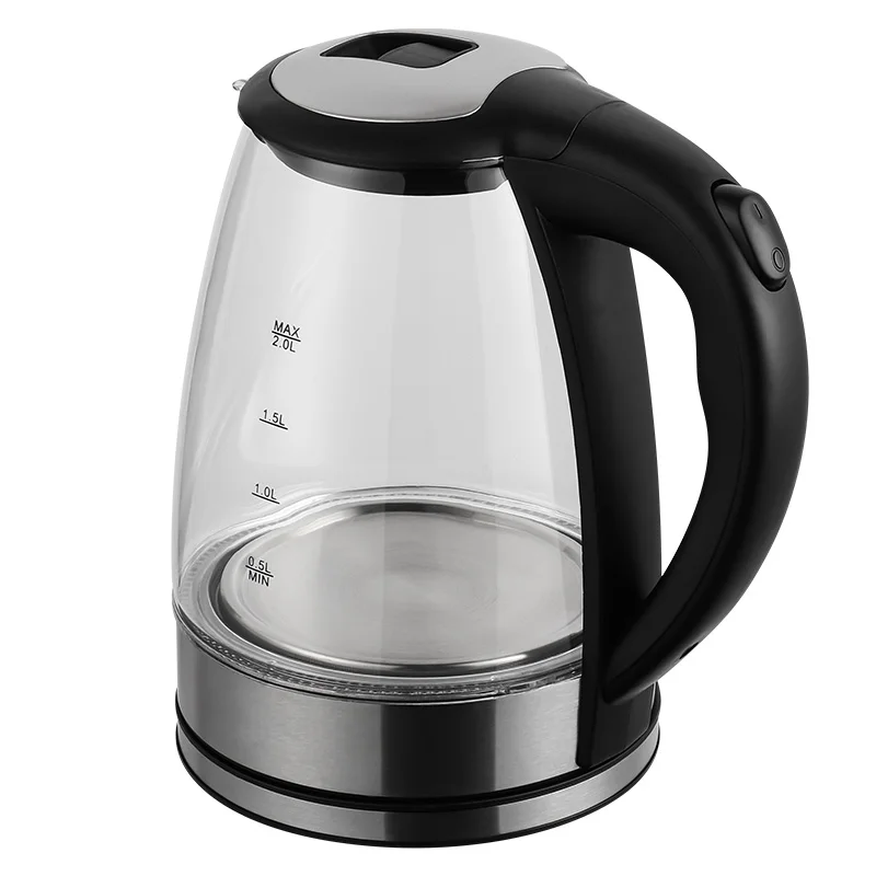 Electric kettle Glass 1.8L Stainless steel Deco Electric Glass Pot Tea Kettle