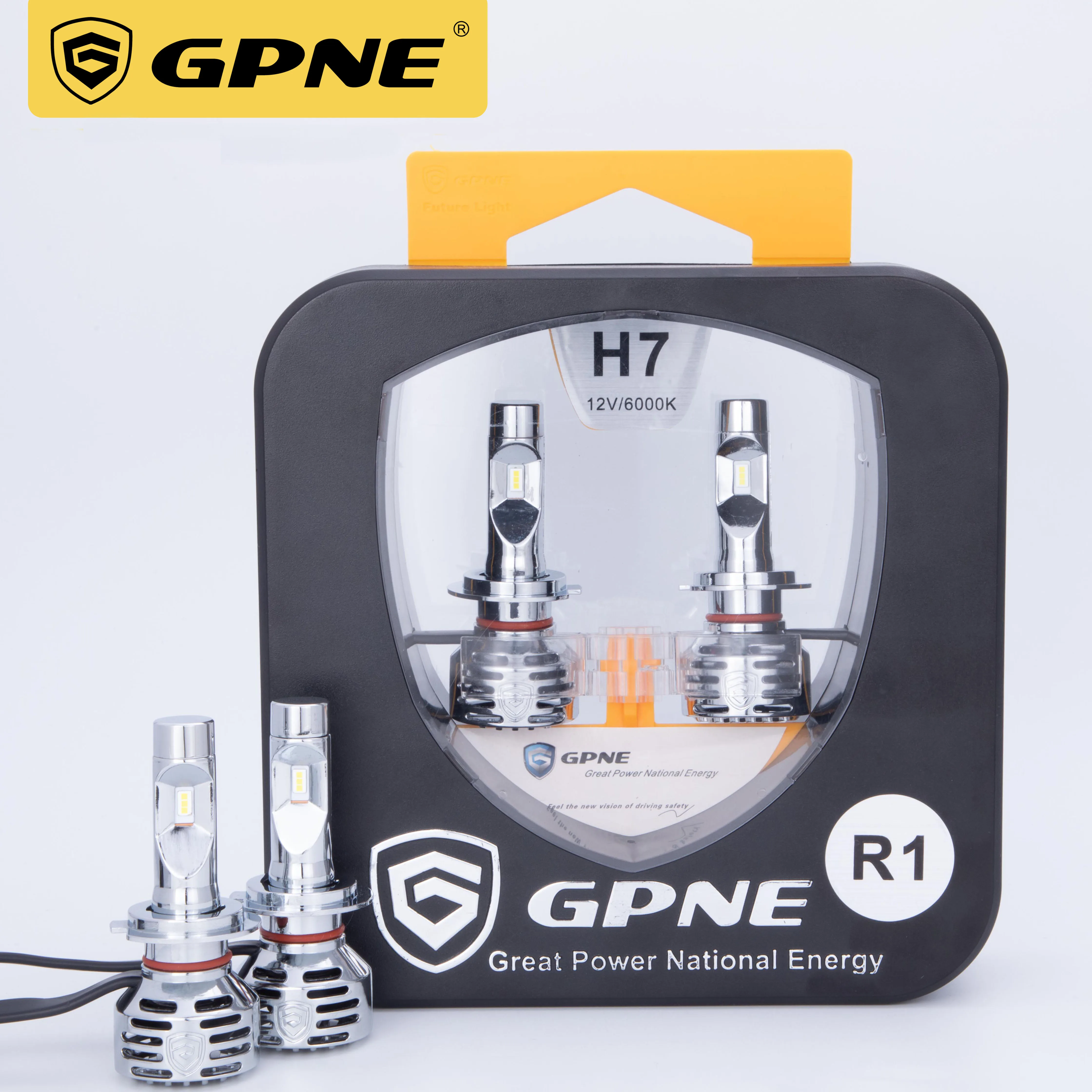 Manufacturer price GPNE  12v H1 9005 9006 H7 H4 H11 GPNE R1 led  car headlight bulb