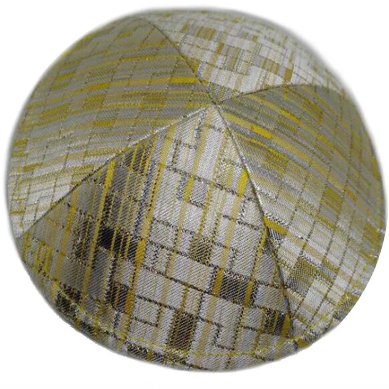 
custom LOGO Silks and satins Israel Jerusalem Hebrew jews men kipa kippah hat 