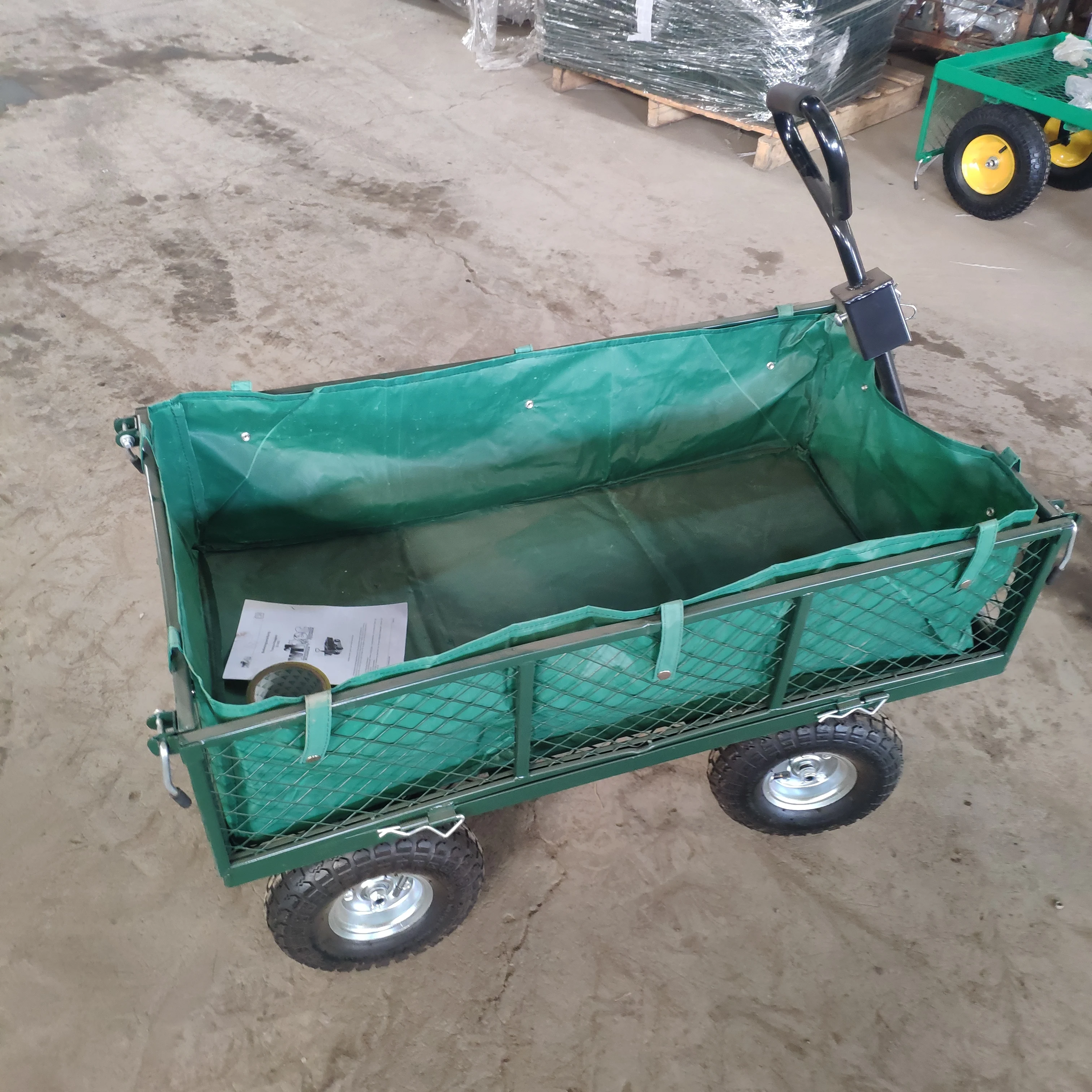 portable small boat dolly trailer and beach cart trailer with 3.50-4 wheels