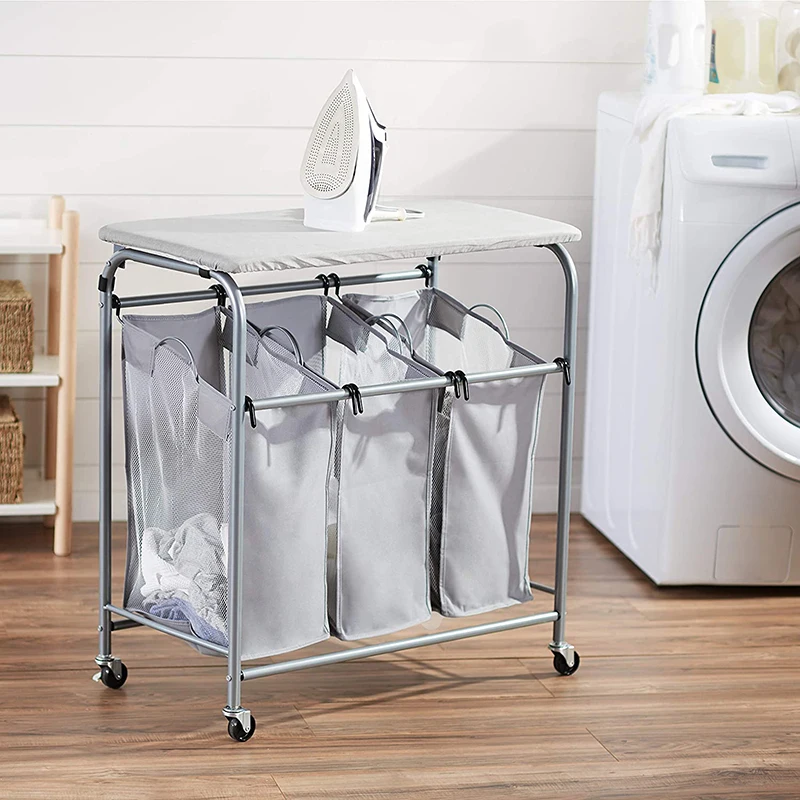 Laundry Basket Dirty Clothes Storage Folding Custom Foldable White Home Storage Stainless Steel Foldable Bin 75g Non Woven