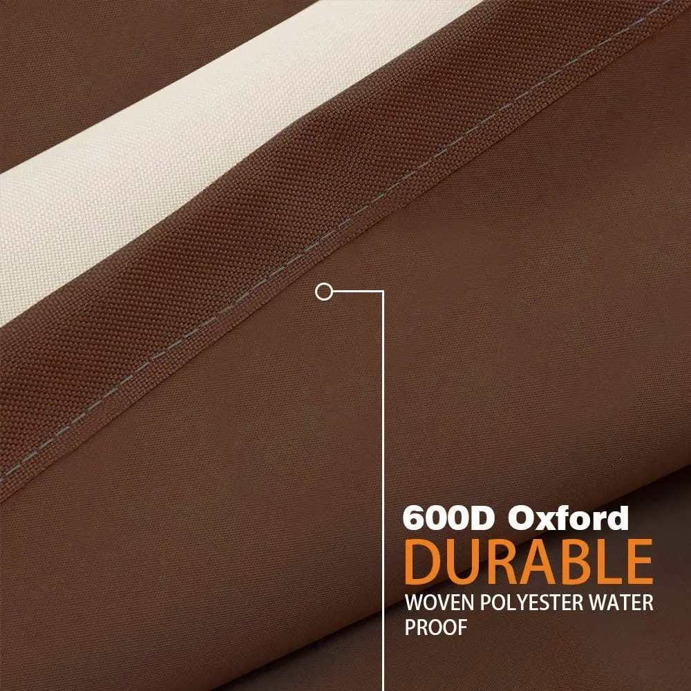 
Heavy duty patio bench cover 100% waterproof outdoor sofa cover lawn patio furniture cover with air vent 