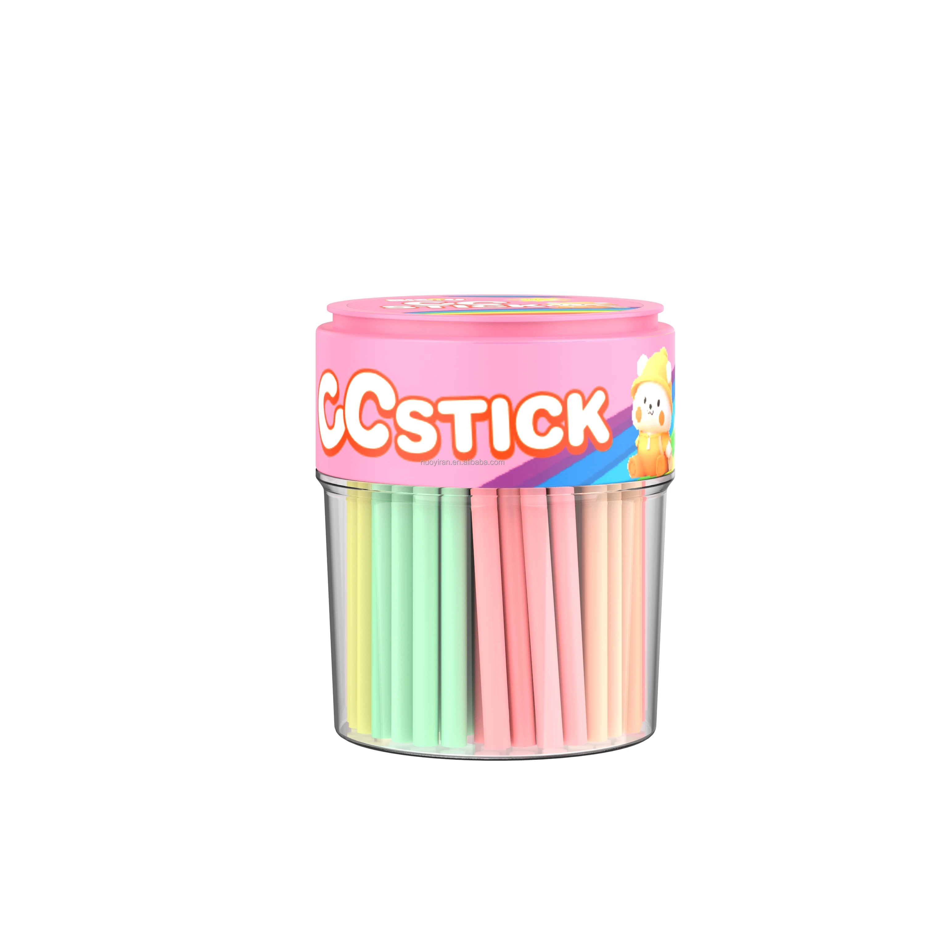 Wholesale high quality and cheap colorful mixed fruity sweet and sour CC stick  candy