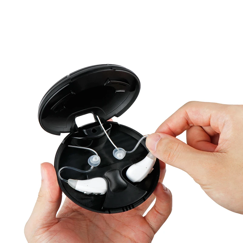Latest smallest hearing aids machine chargeable