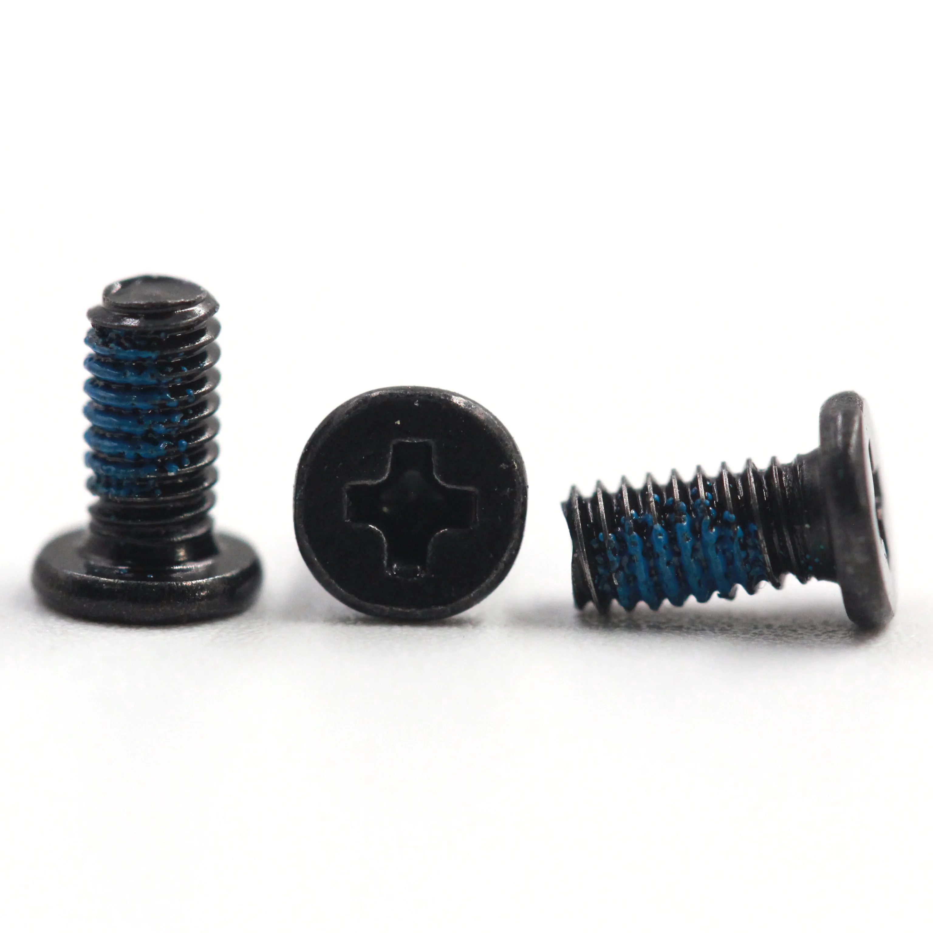 High Strength Customized Stainless Steel Screws Nylon Patch Thread Machine anti loose screw thread locked screws