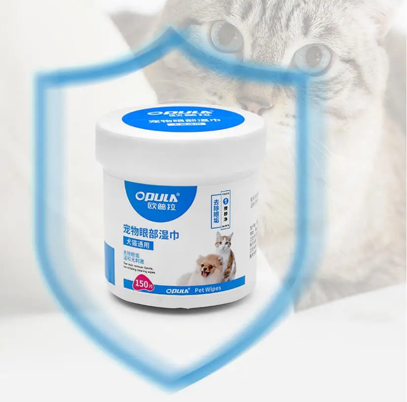 Cleaning Wipes High Effective Pet Deodorizing Wipes Pet Cleaning & Grooming Products Cleaning Tissue Pet Tear Stain for Cats