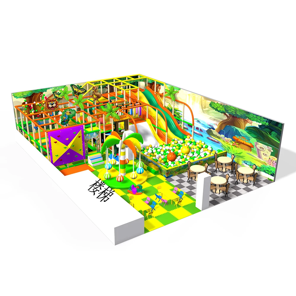 China Manufacturer Indoor Playground Equipment City Theme Naughty Castle Plastic Indoor Playground