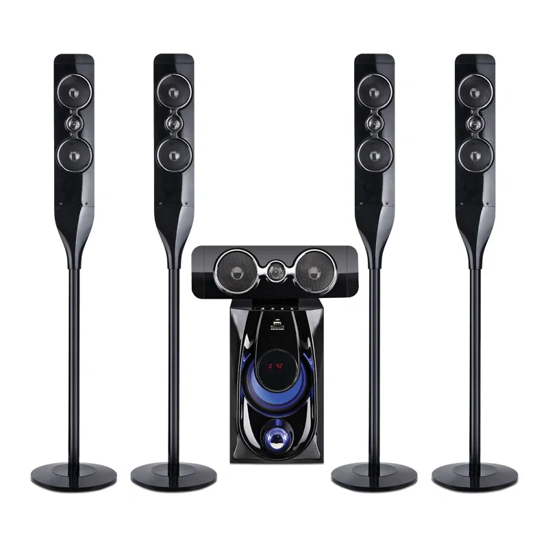 Professional high audio stereo sub woofer wireless sound bar multimedia speaker 5.1 home theater system