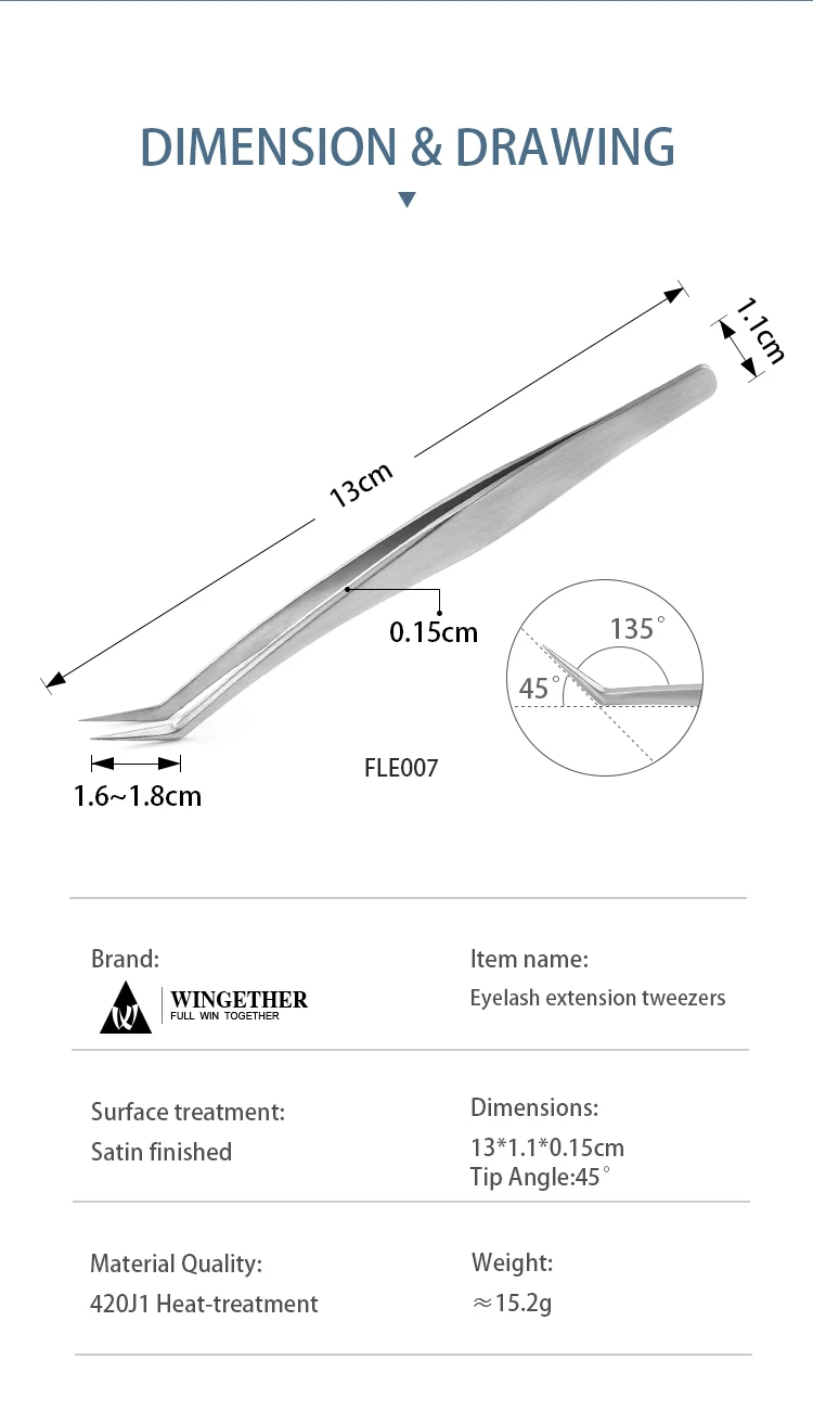 Tweezers Eyelash VolumeTweezers Eyelash