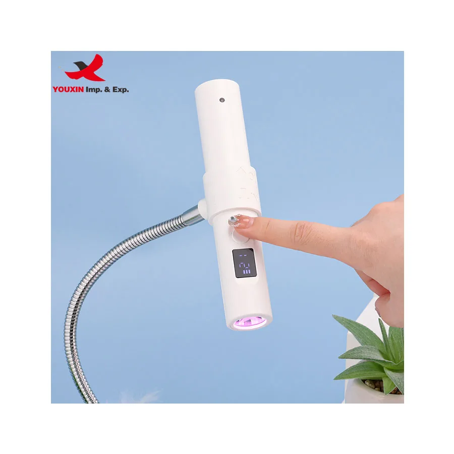 New Arrival Flexible Curing Light Lamp Custom Logo LCD Display Wireless Nail Lamp Led Jelly Lamp