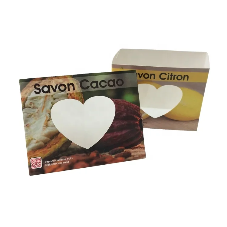 Customized White Cardboard Window Paper Soap Box Packaging Belt Sleeves