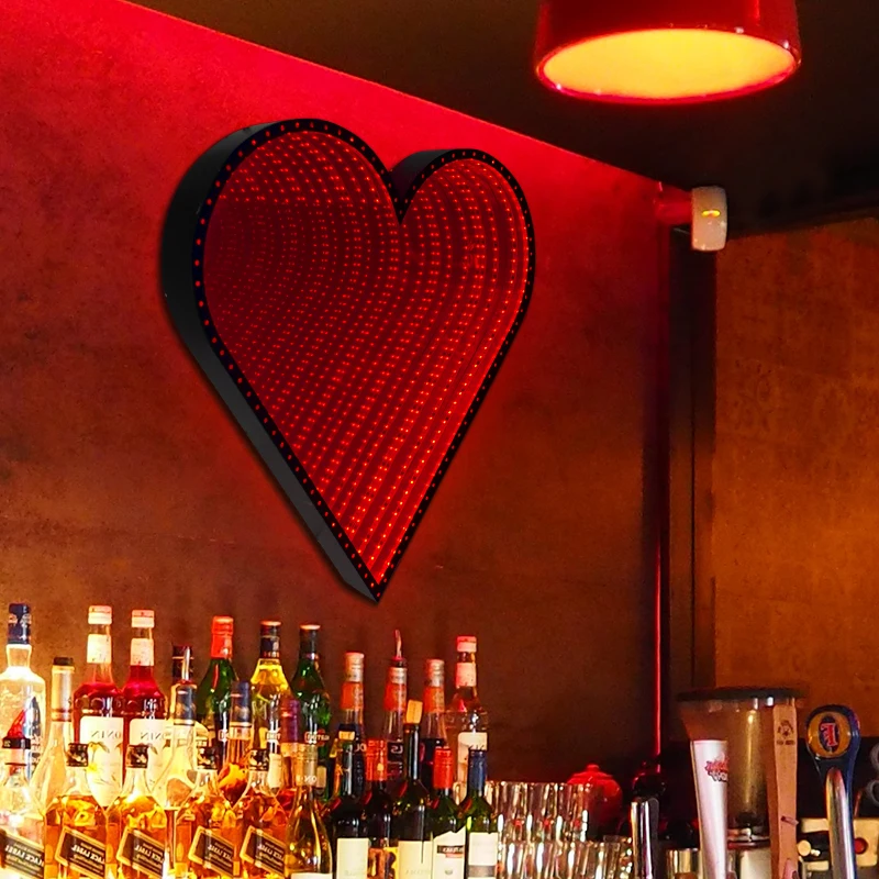 Direct Sold By Factory With One Stop Service Infinity Mirror Led Light Decoration Neon Mirror