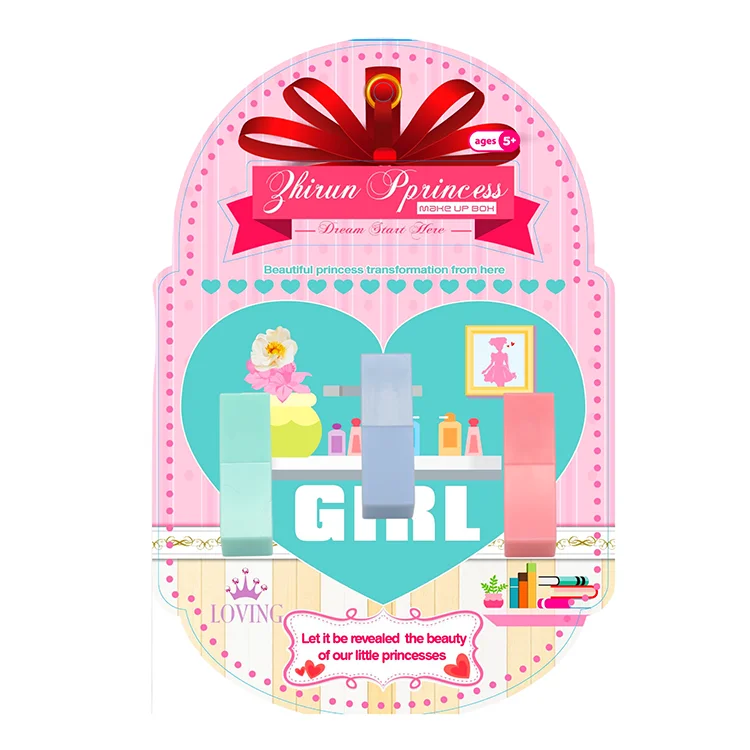 Girl Under Cosmetic Pretend Kid Beauty Salon Toy Make Up Play Set