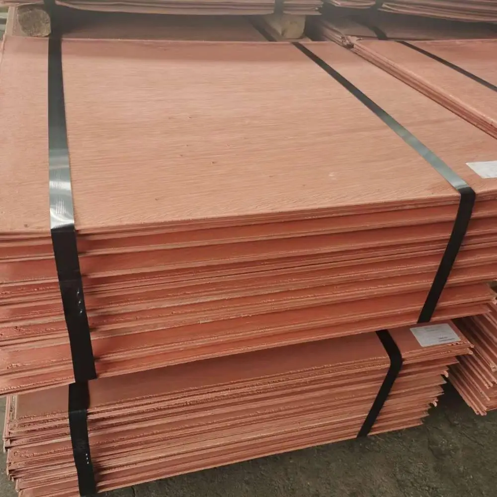 
high quality 99.99% purity copper cathode for sale 