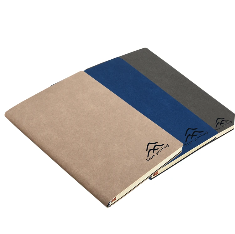 Direct printing factory competitive price journal book  easy carry planner grain soft PU Leather notebook printing