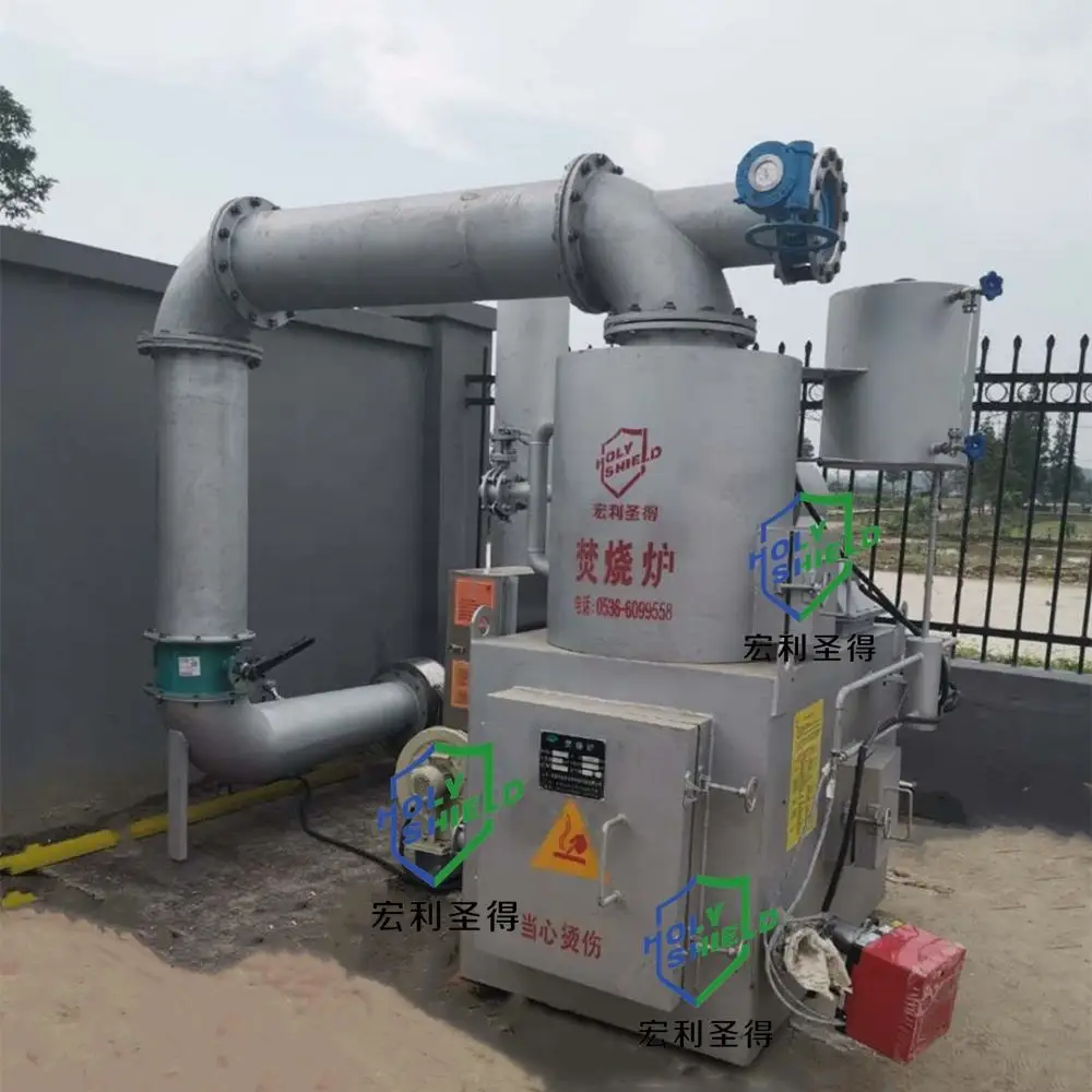 bio medical waste incinerator hospital burning furnace carbon steel incinerator oven