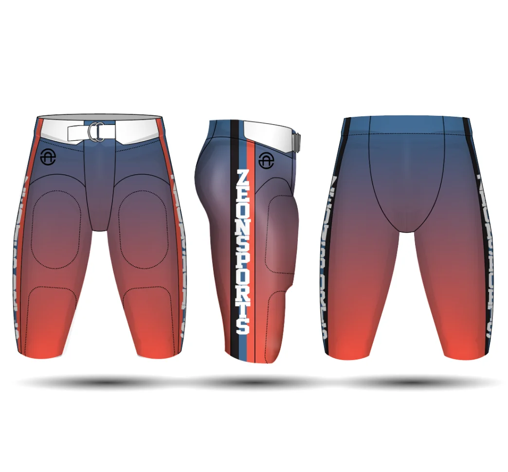 Unisex pants OEM high quality American football uniforms full sublimation youth football pants