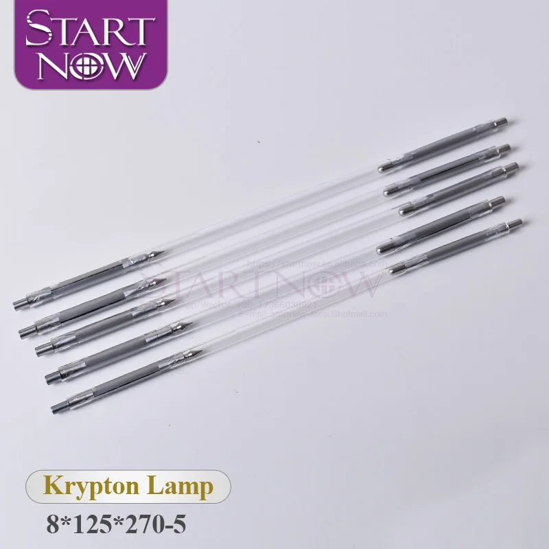 Ke 8*125*270 Laser Krypton Lamp For Marking Equipment Parts Nd YAG Marker Machine Spare Parts Laser Accessory Krypton Tube