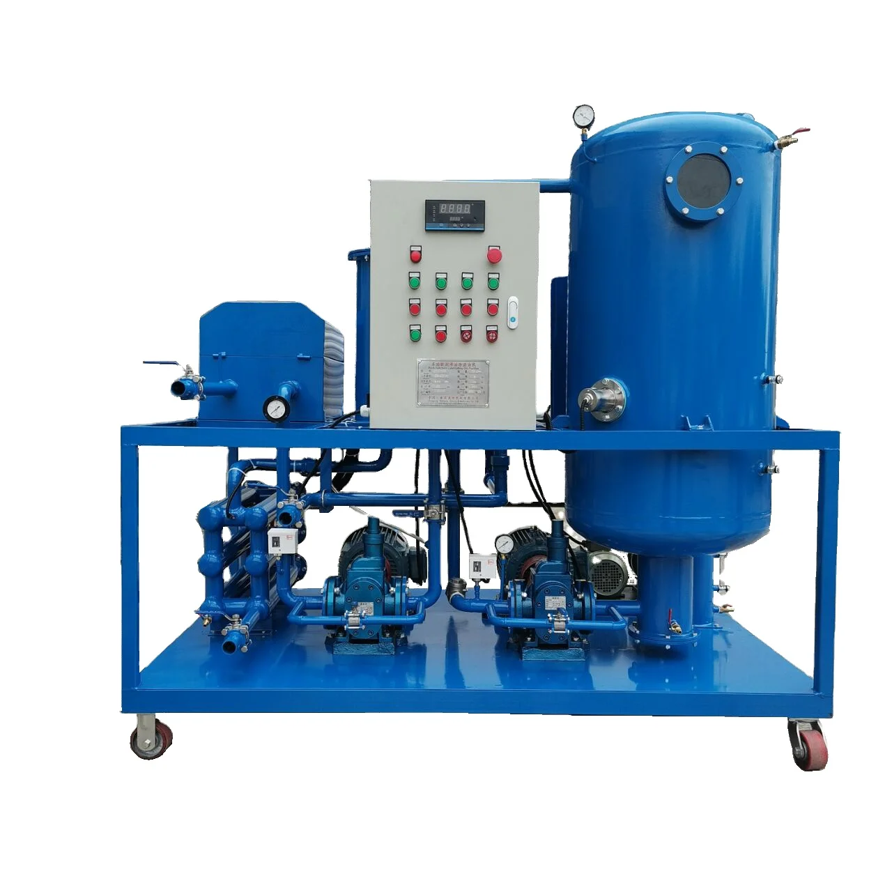 Waste oil cleaning equipment for efficient filtration of impurities