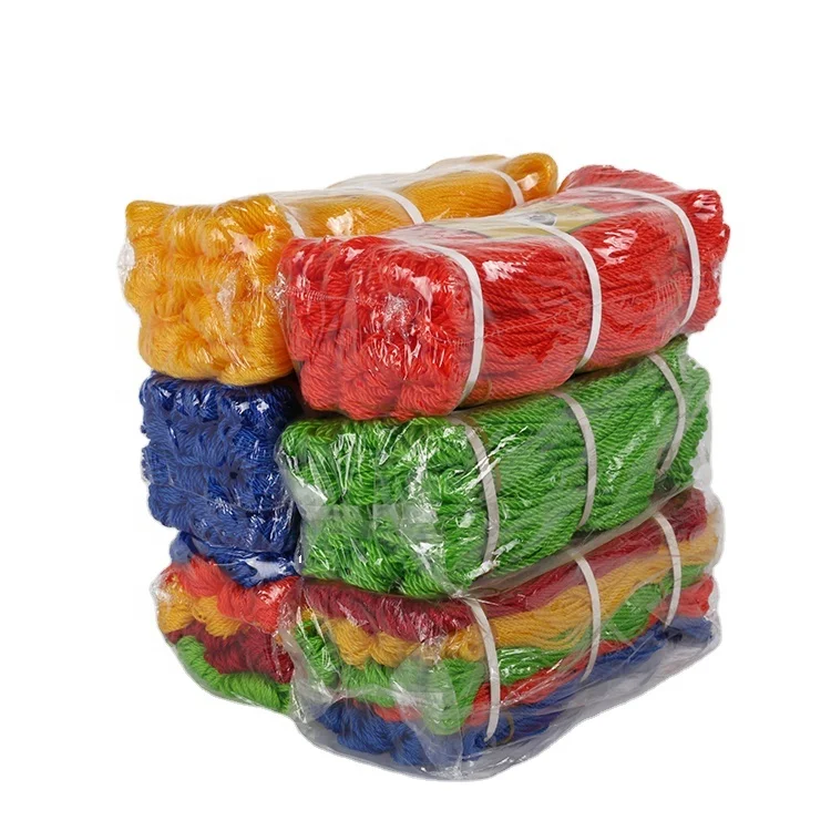 Wholesale colorful 3 strands in hank pe Polyethylene twist twine for fishing packaging