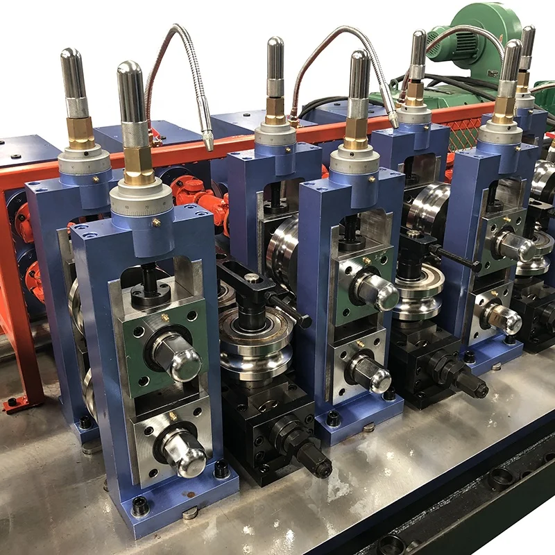 Pipe making machinery with flying saw carbon steel hollow pipe line