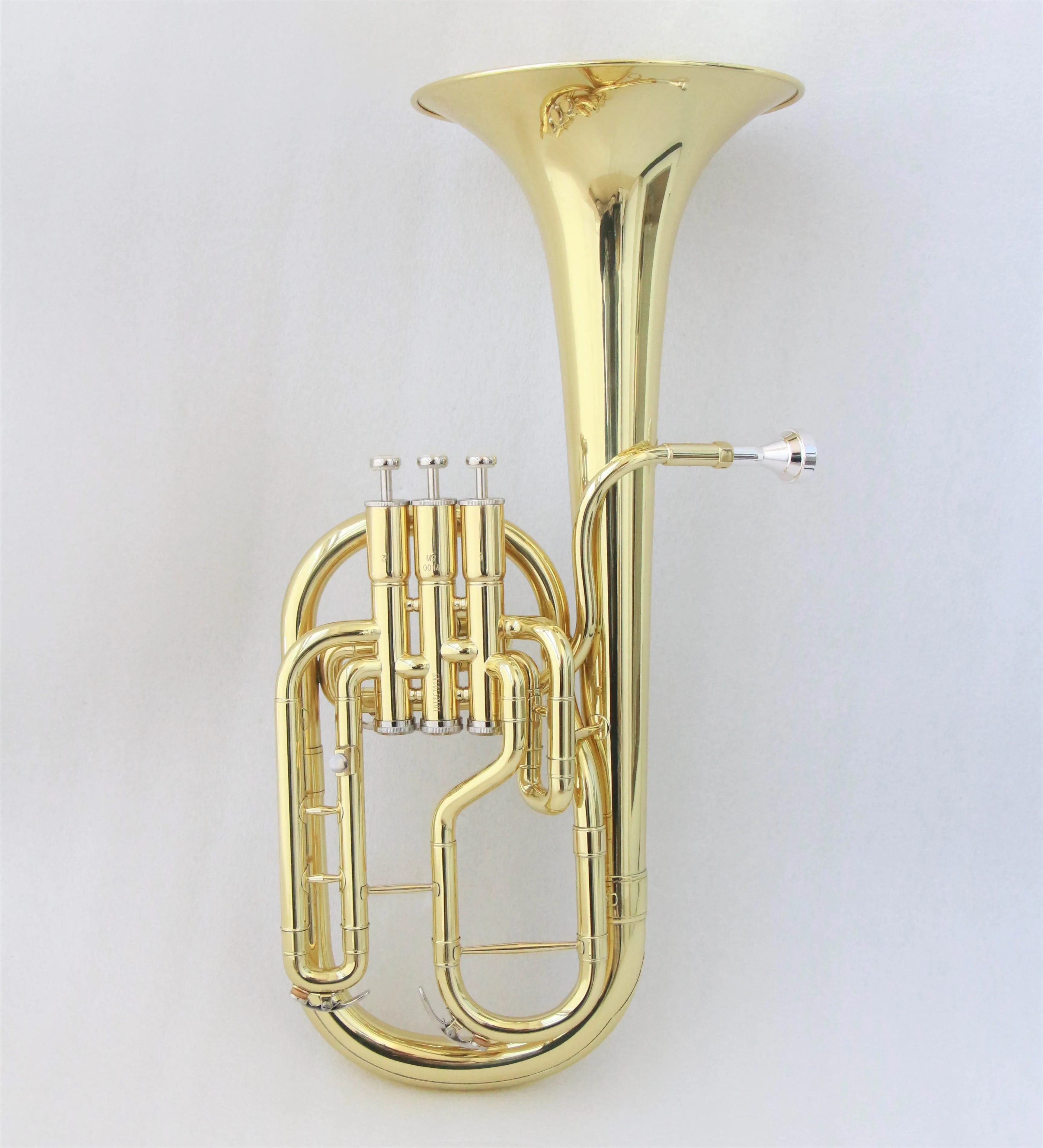 Musical instrument saxhorn chinese upgrade Eb tenor horn gold lacquered alto horn