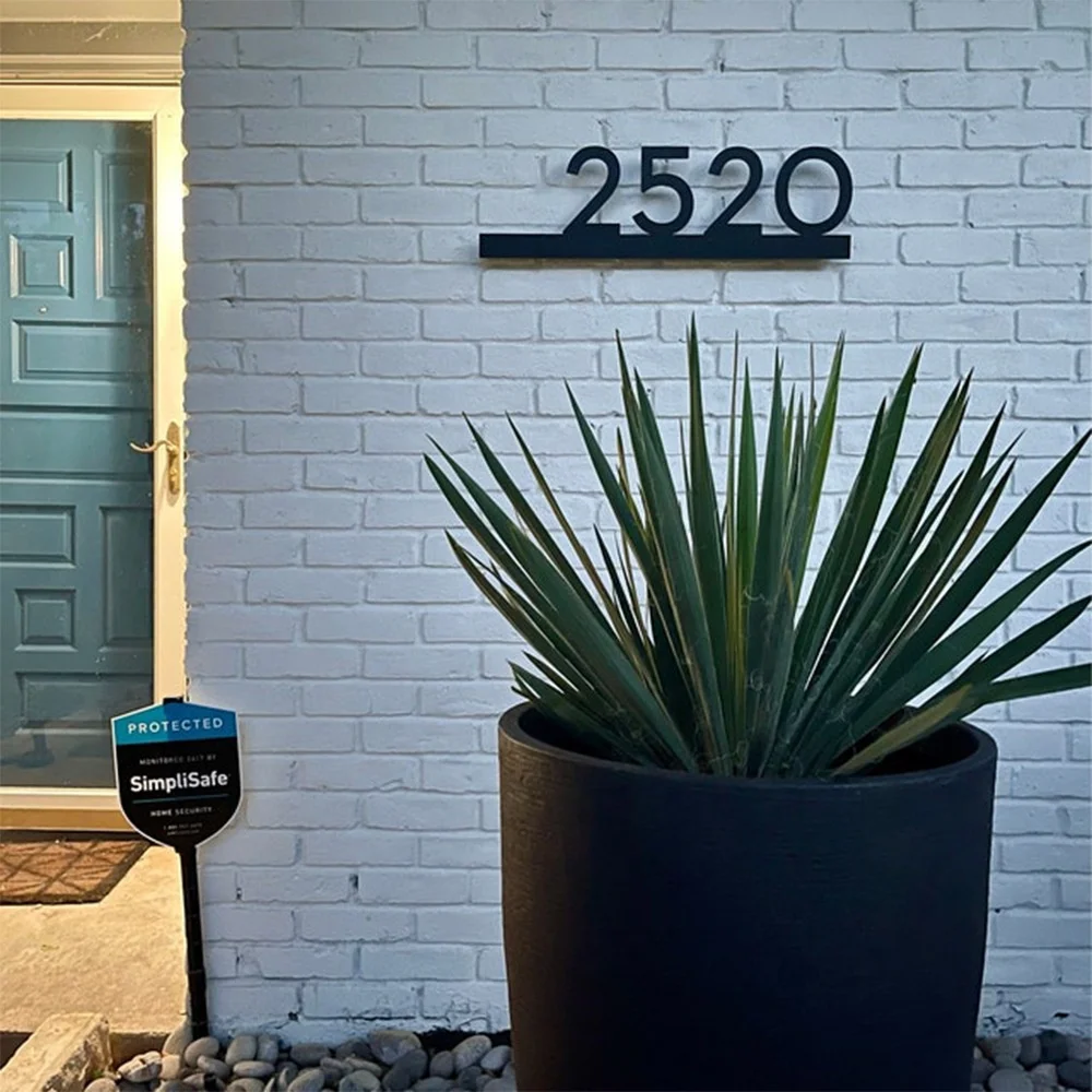 Metal House Number Signs Outdoor Address Street Number Address Numbers for House
