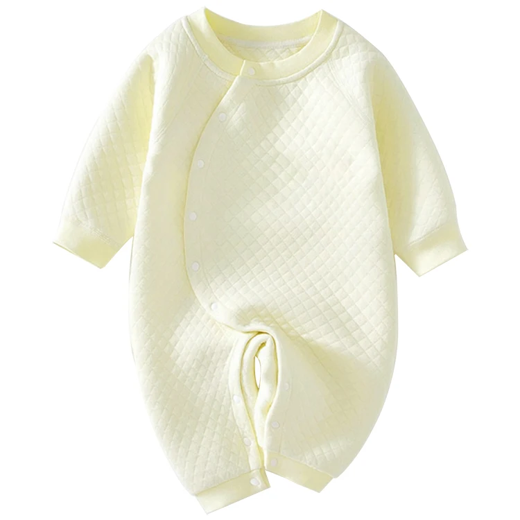 Custom Toddler Baby Clothing Knitted Newborn Baby Clothes Baby Romper Clothes Bodysuit Onesie Romper Set