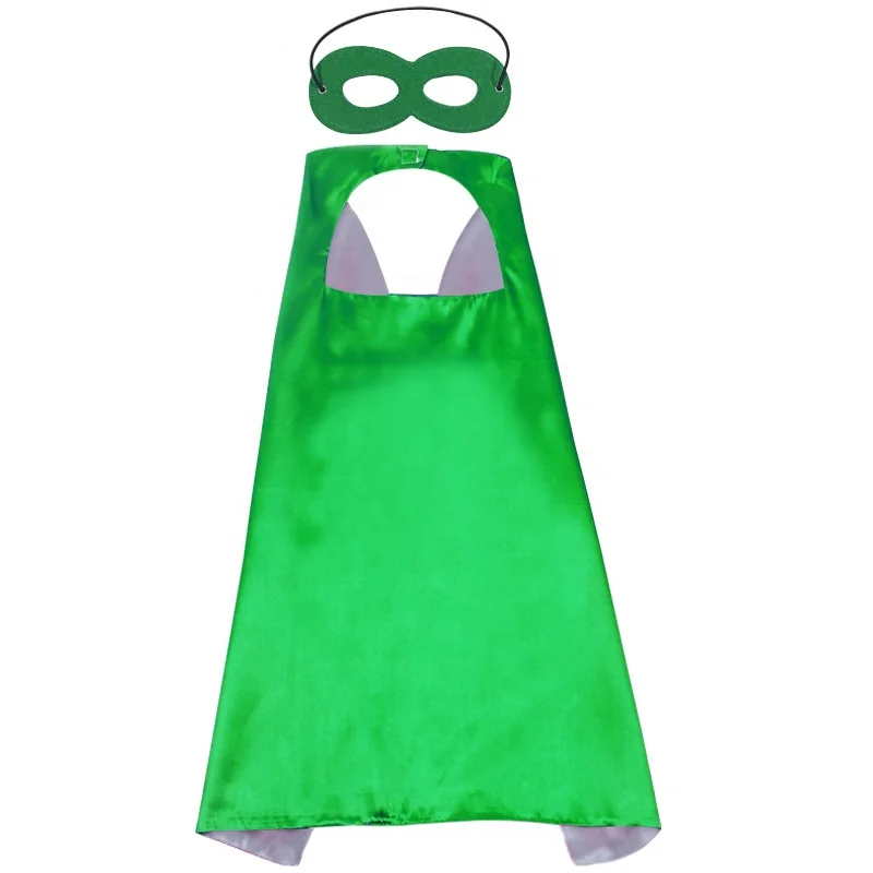 
Cute Children Kid Anime Halloween Christmas Party Superhero cosplay cape coat mask cloak 