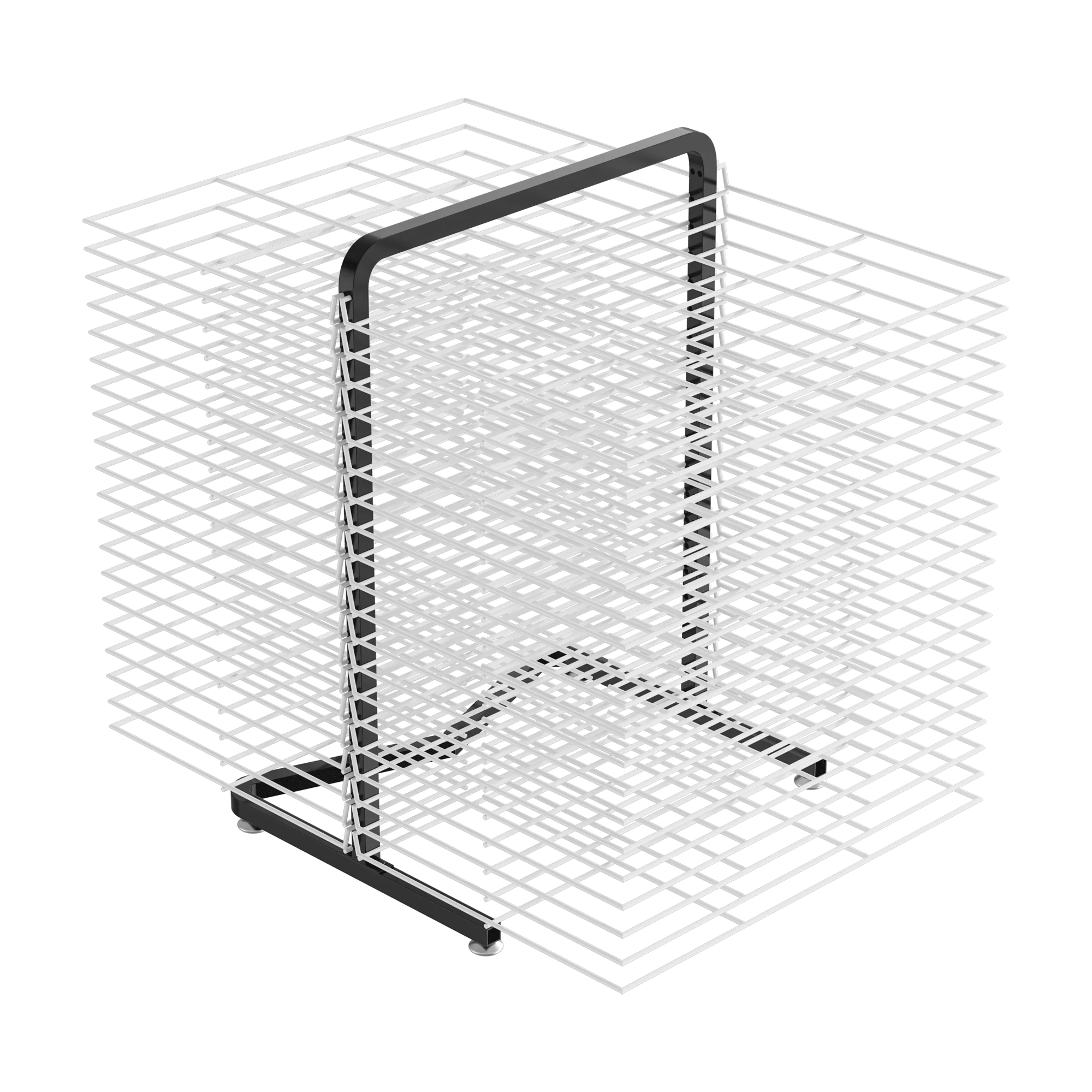 40 Shelves Paper Drying Rack Art Painting Dry Tower Holder Scrapbook Paper Display Stand on Table