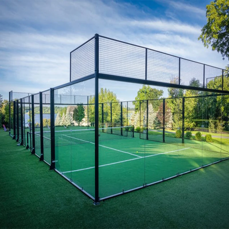 Лидер продаж Uni Padel Court открытый панорамный водонепроницаемый полевой чехол Tennis с крышей