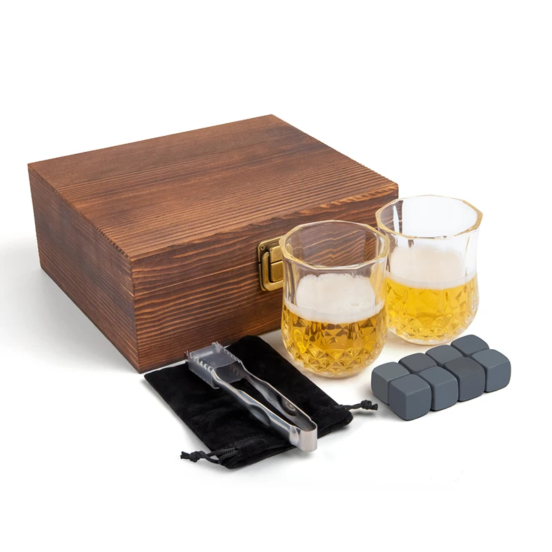 Hot sale Amazon granite stones Cooler Ice Cube  for bar new whiskey rock stone cube for men whiskey stones