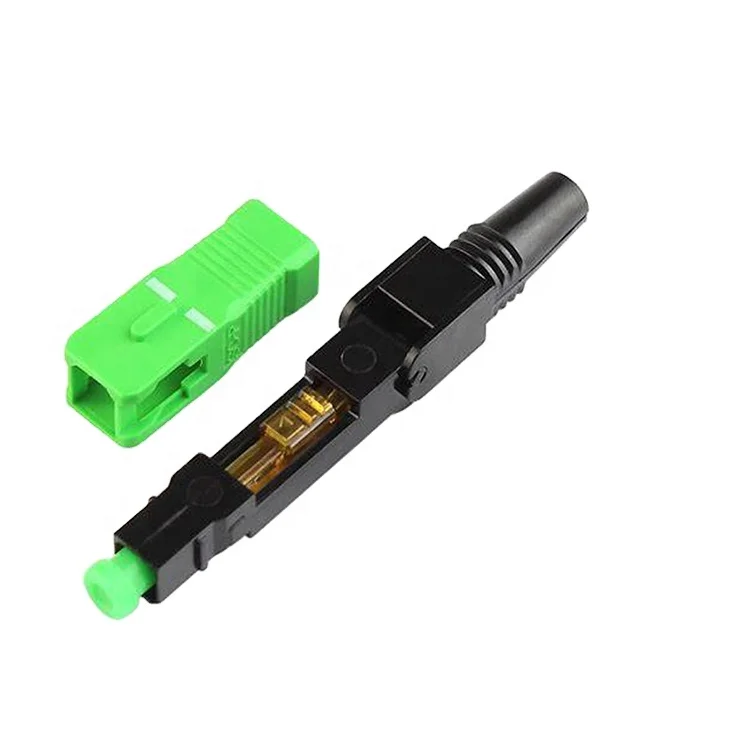 FTTH SC APC Одномодовый волоконно-оптический SC APC быстрый соединитель SC APC Волоконно-оптический быстрый соединитель