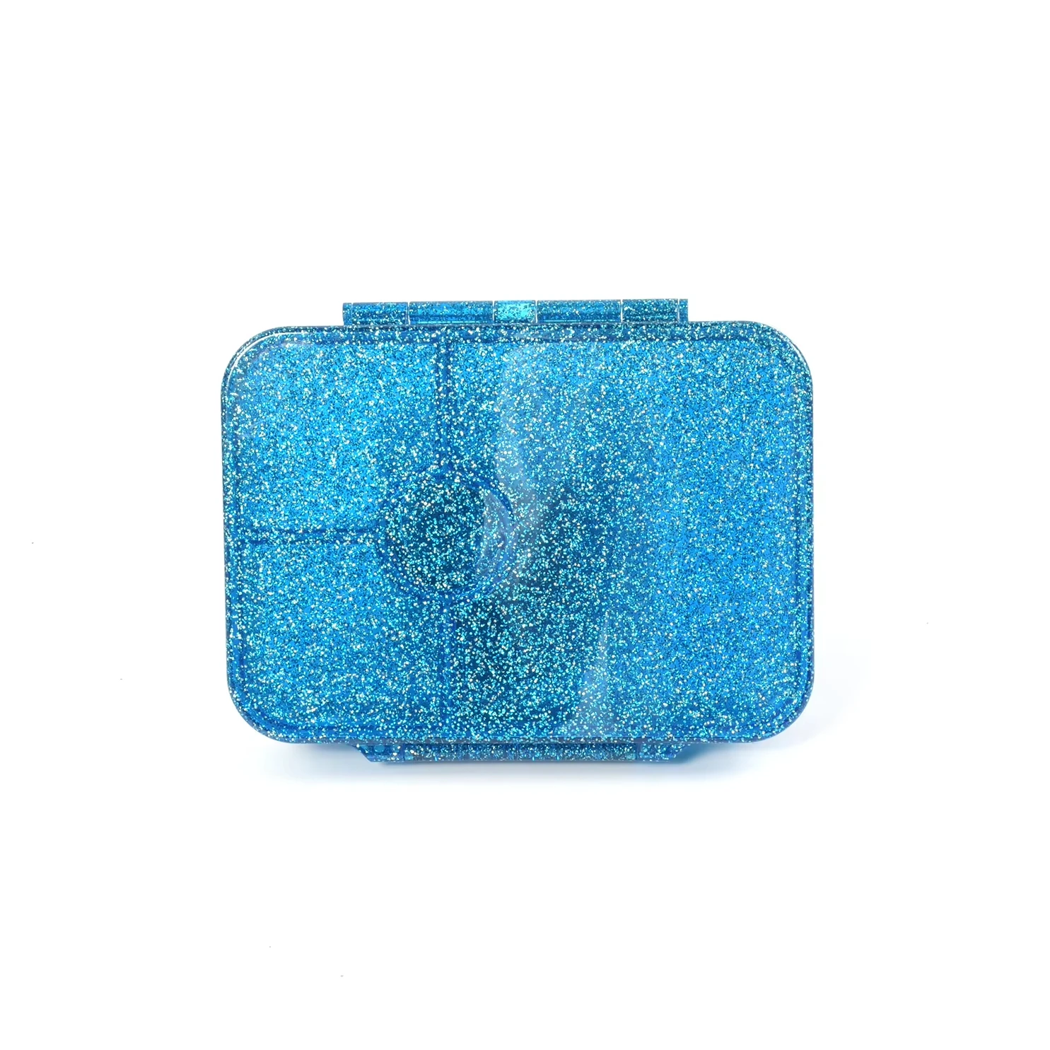 2025  BPA Free Custom Printed Portable pink glitter AOHEA BENTO BOX OEM Personalized rectangle lunch box with dividers