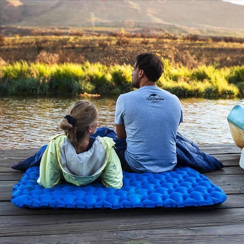 Naturehike FC-11 2 person Air Mattress double Sleeping Pad Inflatable Mattress Camping Mat tent pad camping