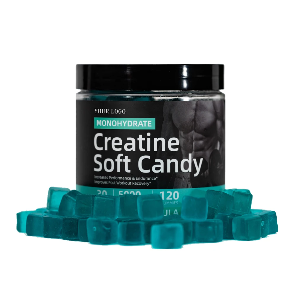 Custom Label Creatine Monohydrate Gummies Increase Energy Creatine Monohydrate Gummies Muscle Building