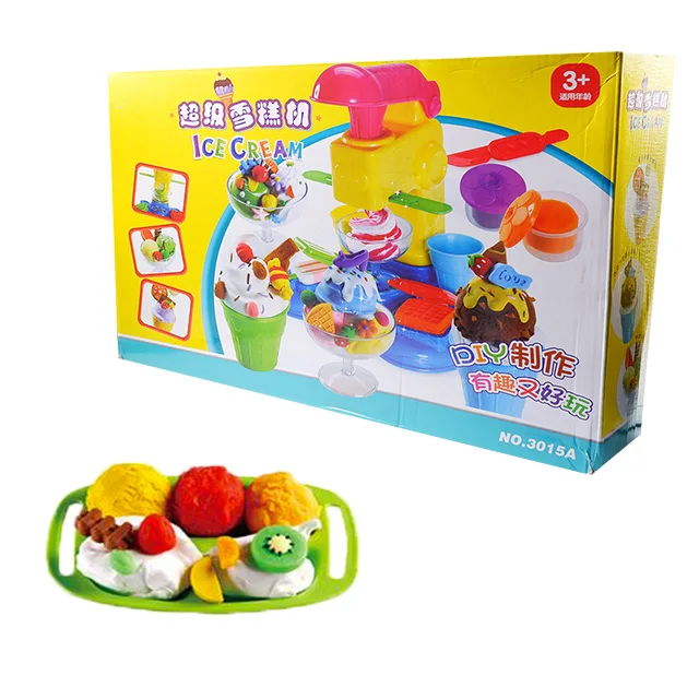
Polymer clay oven bake Ice Cream Making Machine marc jacobsbag Playdough Set Kitchen plasticine Toys 