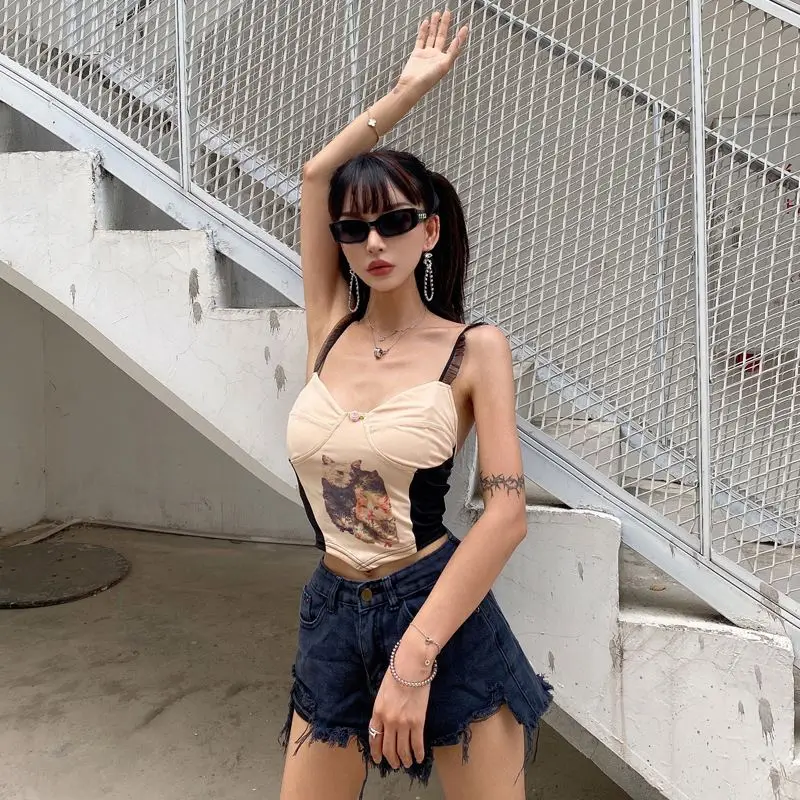 
Women Sexy Hot Summer Vest Boob Tube Crop Top Bralet Sheer Stylish Tank 
