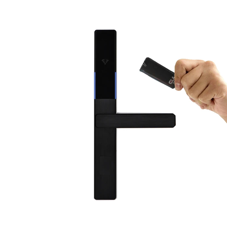 2020 г., высококачественный раздвижной дверной замок smart hotel из алюминиевого сплава с RFID-картой